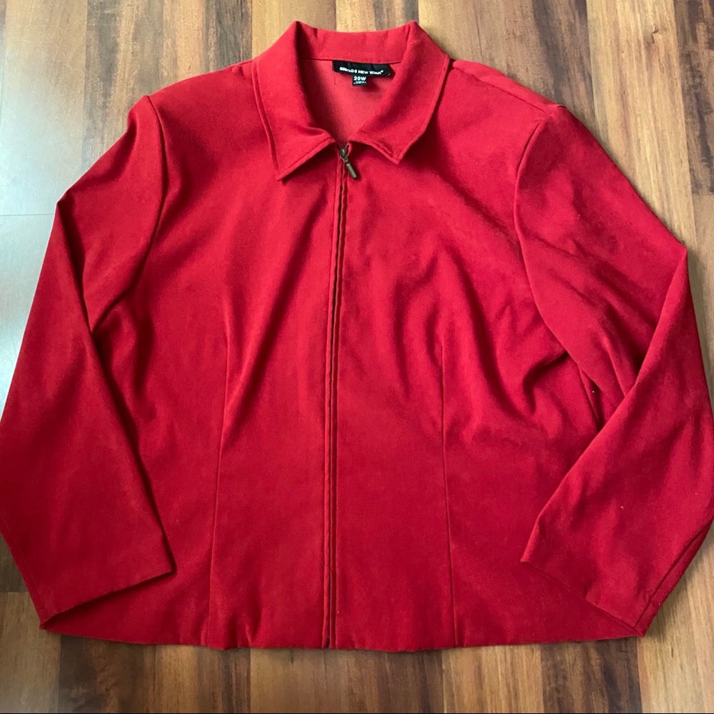 Briggs New York 20W red stretchy jacket